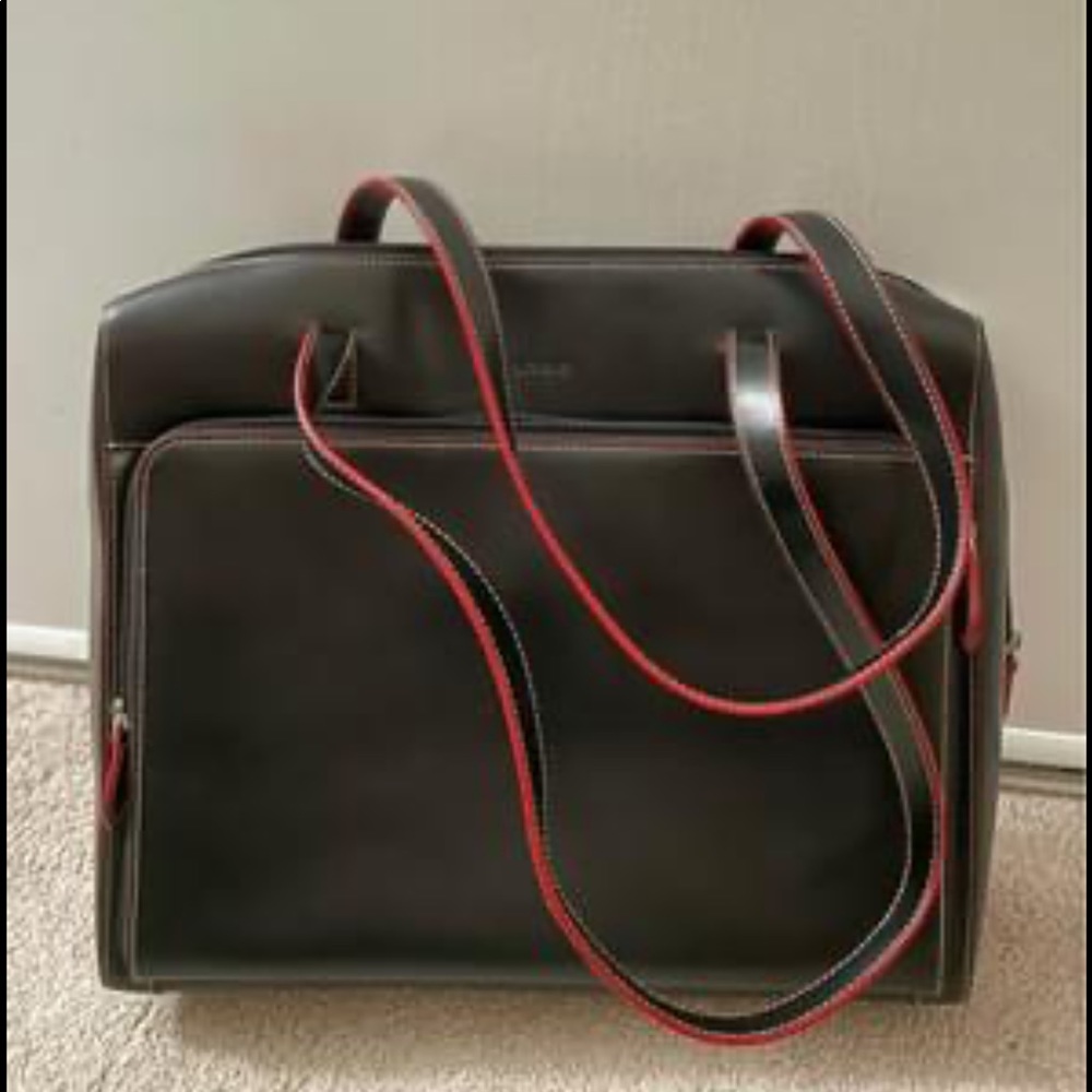 Lodis Genuine Leather Laptop Tote